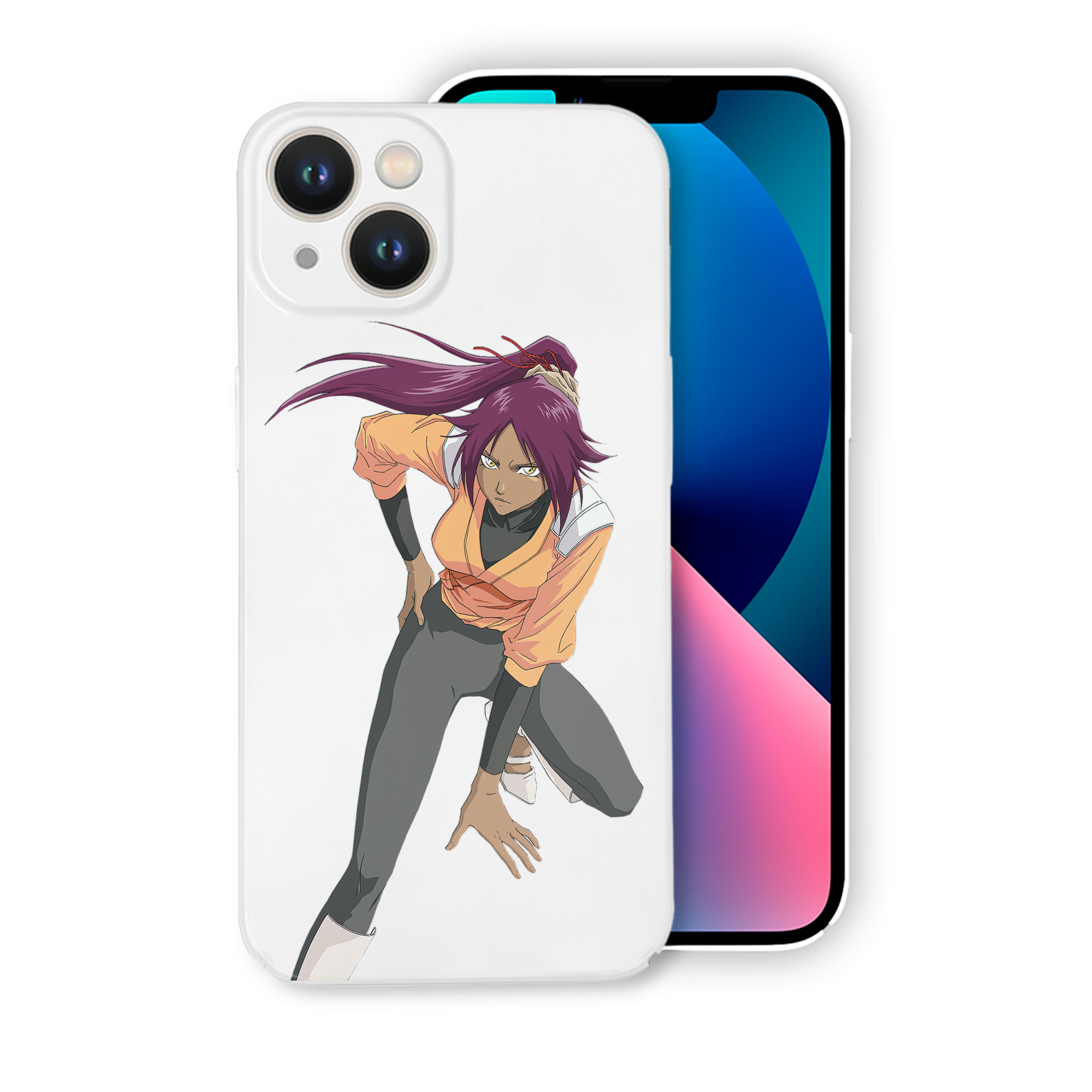 （画像用） ブリーチ 四楓院 夜一（しほういん よるいち） BLEACH Shihouin Yoruichi 【iPhone 14シリーズ対応】ハードケース